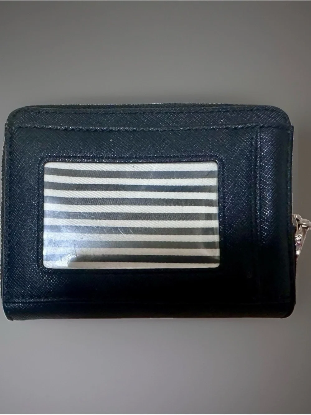Kate Spade Black Leather Wallet, Small